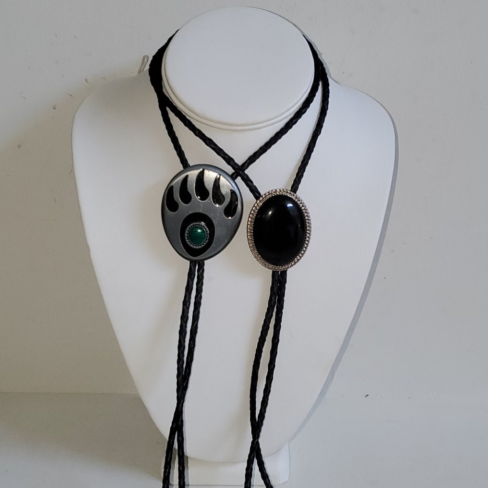 Lot of two Handsome Bolo Ties